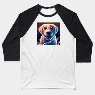 Cute Labrador Retriever Drawing Baseball T-Shirt